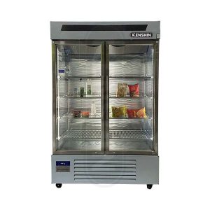 Tủ đông đứng 2 cánh mặt kính Kenshin KS-2K1100F
