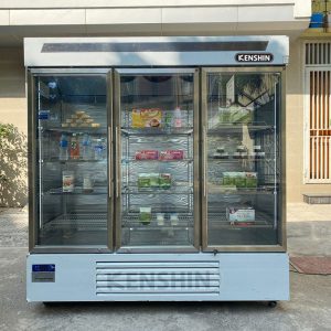 Tủ đông đứng mặt kính 3 cánh Kenshin KS-3K1750F