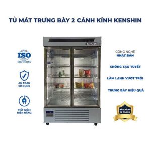 Tủ mát 2 cánh kính Kenshin KS-2K1100C