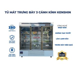 Tủ mát 3 cánh kính Kenshin KS-3K1750C
